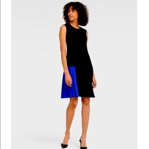 DKNY Sleeveless color block dress